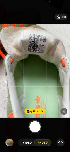 Adidas Gazelle Bold platform trainers - green and orange