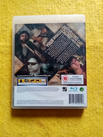Heavy Rain PlayStation3 ps3 Games Original
