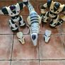 Wowwee RC Robosapian X 2 With Remotes + Roboraptor Dinosaur T Rex Robot For Parts Repair(GAR) Image 2