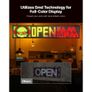 Programmable LED Sign, P10 Full Color Flexible Digital Scrolling Panel, DIY Custom Text Pattern GIF Display Board, Bluetooth APP Control Message Shop Sign for Store Business Advertising, 40x8 in Image 4