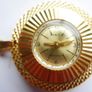 Vintage gold-plated Simca Antimagnetic Pendant Mechanical Watch W/necklace.(works well) Image 5