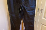 Mango faux leather size 14 trousers - new