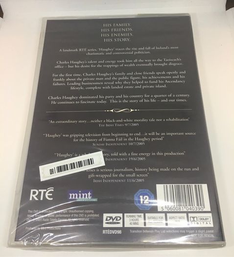 RTE Haughey The Complete Series Television Boxset. New and Sealed.