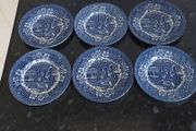 Six Royal Staffordshire side plates