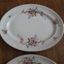 Vintage shabby chic floral platters Image 4