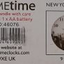 Hometime Clocks: Large Glass New York Skyline Clock (Brand New & Unopened) Image 3