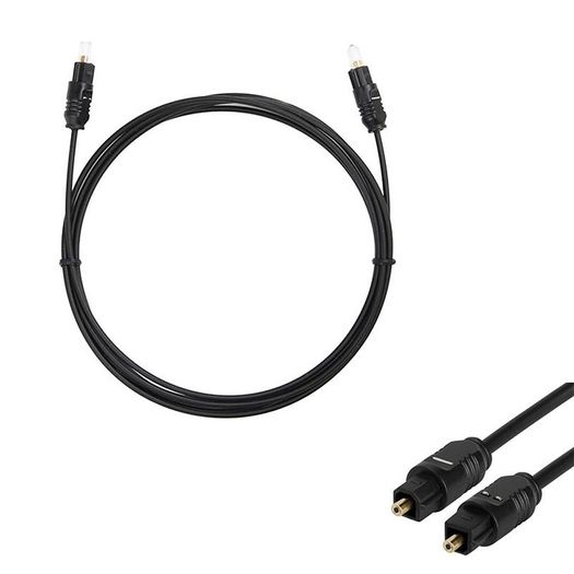 New 1m Toslink Gold Plated Cable Digital Optical Tos Link Extension Lead #122
