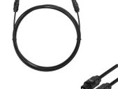 New 1m Toslink Gold Plated Cable Digital Optical Tos Link Extension Lead #122