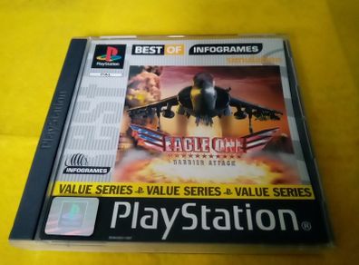 Eagle one 1 Harrier Attack PlayStation 1 ps1 games Original