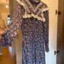 H&M Floral Lace.  Detail Dress   Vintage Prairie Style (Size [Insert Size Image 3