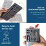 25-in-1 Precision Screwdriver Set, Multi-Function Repair Tool Kit for Mobile Phones & Tablets, Durable Plastic, Protecting Electronic Components, Assorted Bit Heads, Non-Charging - Essential Electronics Maintenance Tools Image 4