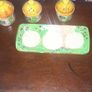 Beautiful Old 4 Piece Round Tower Houses Cruet Set, Salt, Pepper and Mustard, postage available or collection Image 2