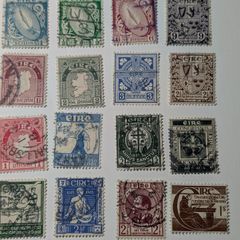 Useful old Irish stamps