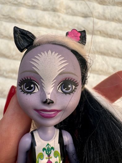 Mattel Enchantimals Sage Skunk Doll & Pet Used Please see photos