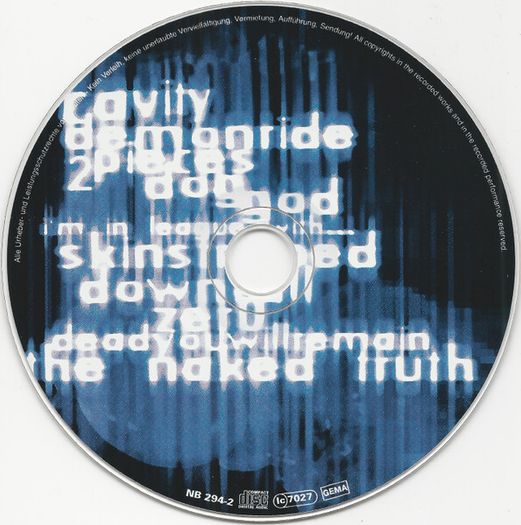 Lost Souls "Fracture" CD Album Promo Cardsleeve