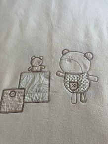 Baby Mama and Papa cot duvet and blanket