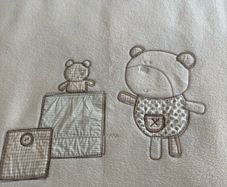 Baby Mama and Papa cot duvet and blanket