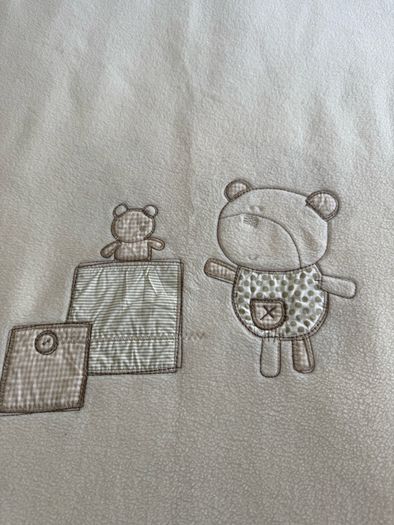 Baby Mama and Papa cot duvet and blanket