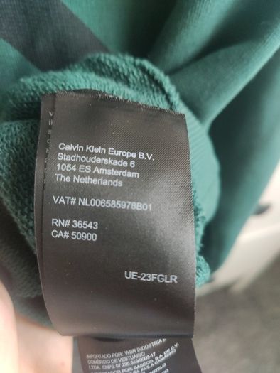 Calvin Klein Jeans Monogram Sweatshirt / Jumper Green Size S