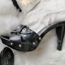Authentic Paris Texas Mules block 100mm high heel Image 10