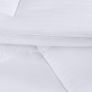 Lightweight 4.5 Tog Duvet with Corner Tabs - Microfiber Soft Summer Duvet - Box Stitched Down Alternative Quilt (Double, White) Image 3