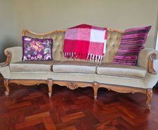 Antique Couch & Armchair