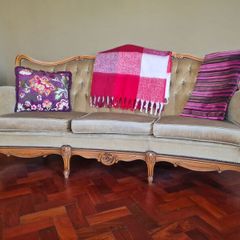 Antique Couch & Armchair