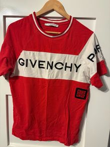 Givenchy red men's t shirt