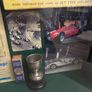 Vintage 1940s/1950s Motor-Racing Memorabilia Display in Deep Wooden Frame Image 3