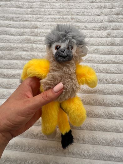Nature Planet Re-pets Plush Monkey Hanging Yellow approx. 25 cm. Used Please see photos