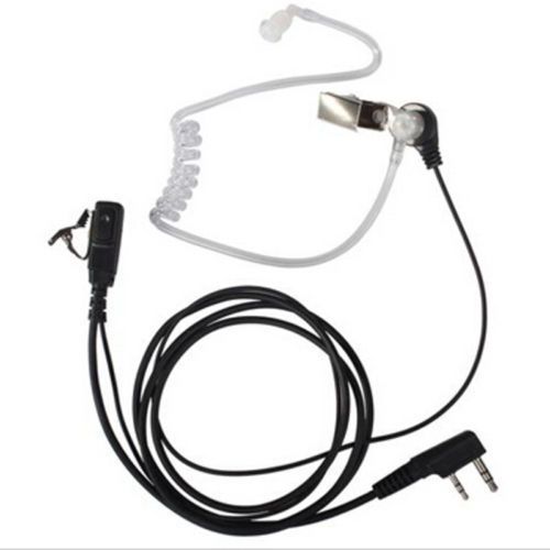 2 Pin Security Earpiece Headset for Radio Clear Walkie Talkie