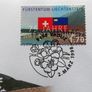 Liechtenstein 5 Euro pattern 1998 in coin stamp cover | customs union with Switzerland Image 4