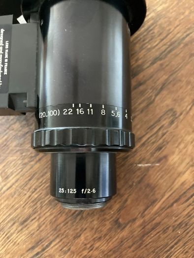 Sopelem Zoom Cine Lens M Rank Taylor Hobson Monital 25 : 125 f/2.6