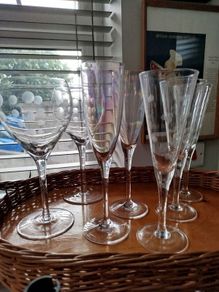 Glasses assortment x 7