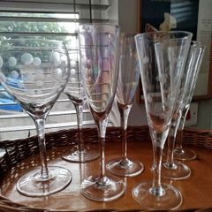 Glasses assortment x 7