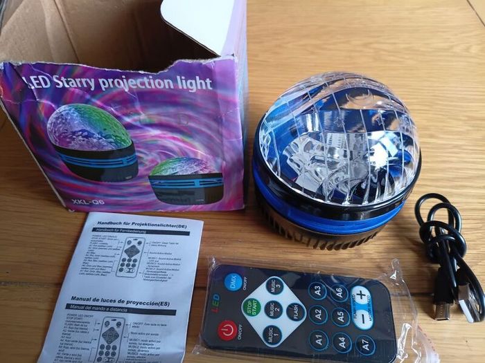 Child's Karaoke Machine &LED Light