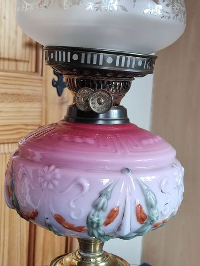 Antique oil lamps in very good condition. 305 each