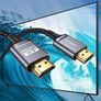 4K HDMI Cable 3M, Ultra High Speed 18Gbps HDMI 2.0 Cable Lead Support 4K@60Hz HDR, HDCP 2.2, 2160P, HD 1080P, Ethernet, 3D, ARC Compatible with Fire TV, Apple TV, PlayStation PS4 PS3 PC - Grey Image 2