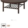 Listerby dark brown beech ikea coffee table Image 4