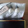 NWT Jaeger Pearl Drop Ear Rings (Pierced Ears) Image 2
