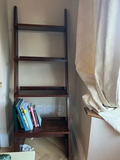 Solid wood book shelf