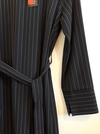 Principles Ben de Lisi dress, nayy, pinstripe, sz -14, new with tag