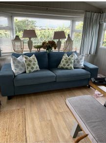 kivik blue sofa