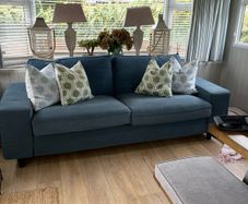 kivik blue sofa