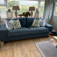 kivik blue sofa