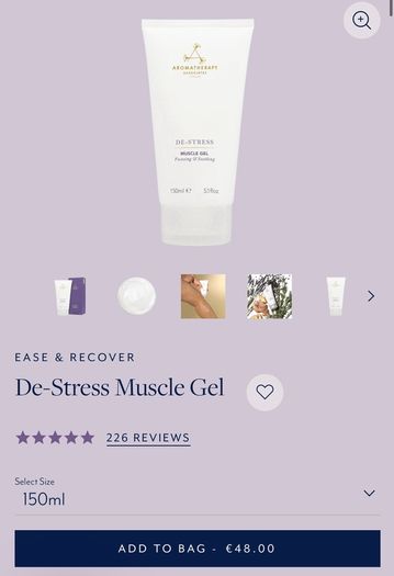 Aromatherapy Associates De-stress Muscle Gel 150ml