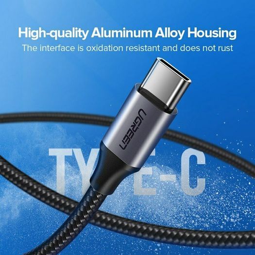 Ugreen 3M USB-C Fast Charging QC 3.0/2.0 & Data Sync Nylon Braided Cable (Brand New/Warranty)