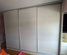 3 X sliderobe doors + rail