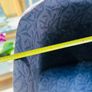Retro Purple Velvet Desk Chair Image 7