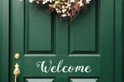 Welcome Decal, Welcome Sticker, Welcome Front Door Decal, Welcome Window Sticker, Window Decal, Car Decal, Car Sticker, Lettering, Outdoor Decal, Welcome Greetings Door Decal, Porch Decal